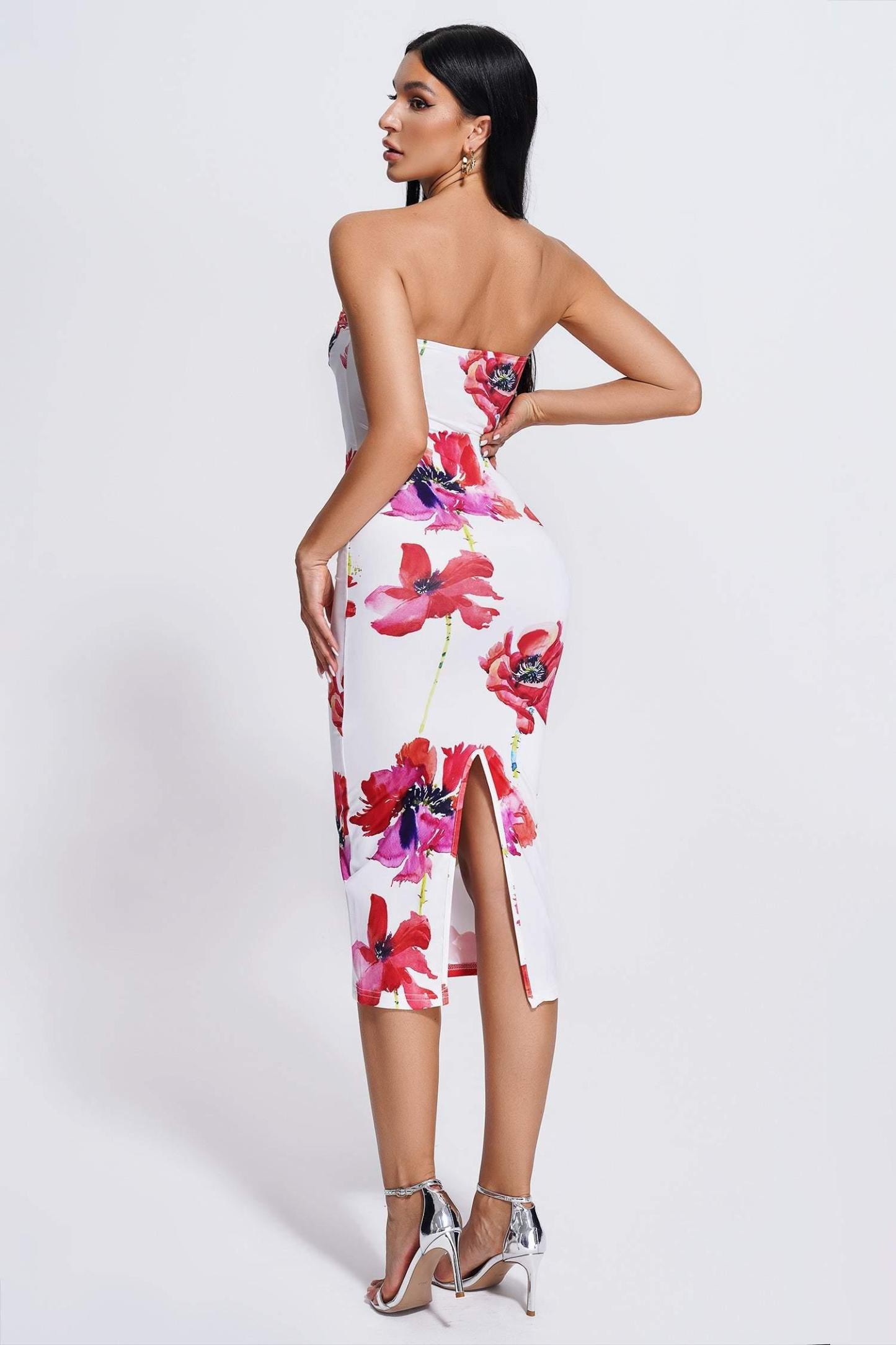 Blossom Printed Midi Dress