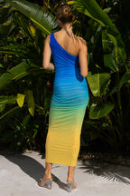 SONNY MIDI DRESS   PARAKEET