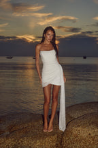 LACEY MINI DRESS   WHITE